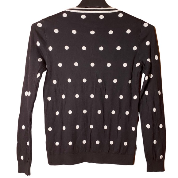 J. Crew Polka Dot Crew Neck Pullover
Black/White Polka Dots Size Small - Picture 3 of 6